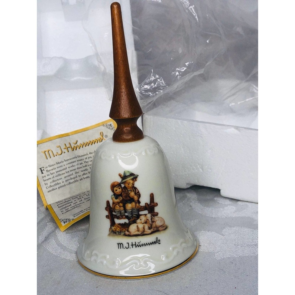 M.J. HUMMEL "EVENTIDE" PORCELAIN BELL WI